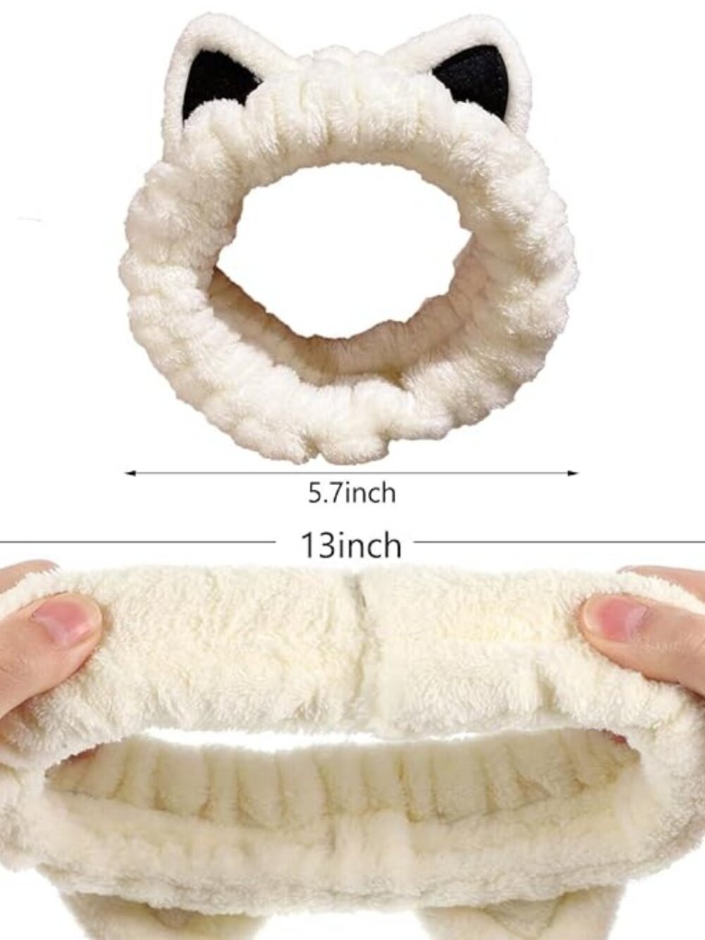 2Pcs Spa Headband for Washing Face Skincare Makeup Headbands for Women